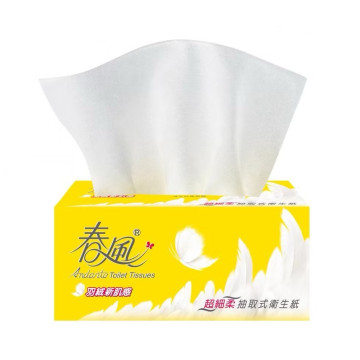 超細柔 抽取式衛生紙 (110抽x24包x3串/箱 )