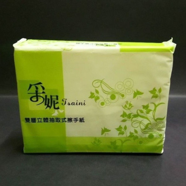 采妮 雙層立體擦手紙200張/20包