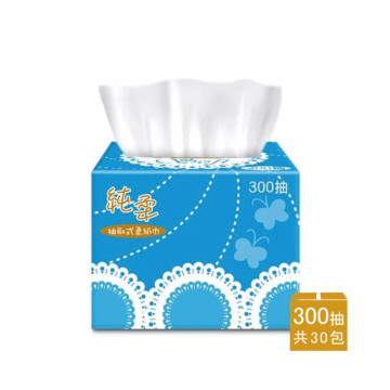 純柔抽取式衛生紙(300抽*30包)